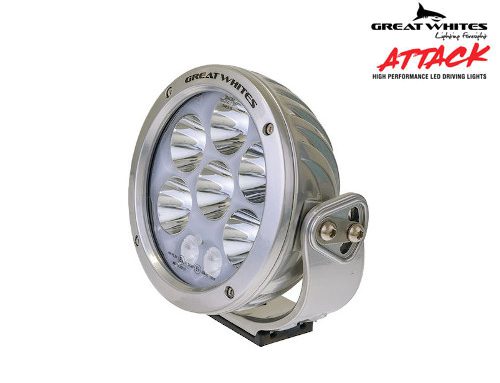 Attack 170 Series Round LED Driving Light – Alloy