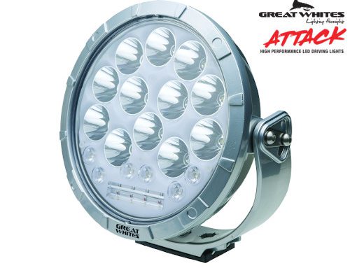 Attack 250 Series Round LED Driving Light – Alloy